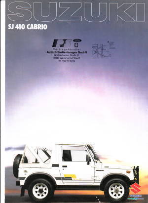 Autoprospekt Suzuki SJ 410 Cabrio 1024*
