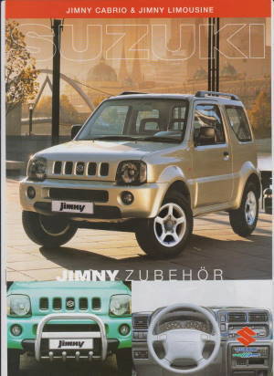 Suzuki Jimny Prospekt Zubehör 2001 1285* - Histoquariat