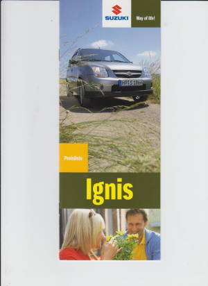 Suzuki Ignis Preisliste Februar 2006