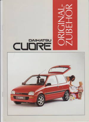 Daihatsu Cuore Autoprospekt Zubehör 1993  -- 1327*