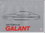 Elegant: Mitsubishi Galant Prospekt NL 1441*