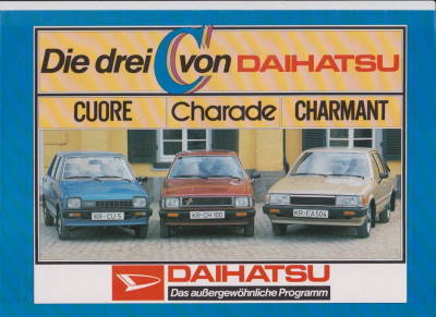 Daihatsu PKW Programm Autoprospekt 1421*