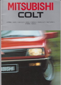 Mitsubishi Colt Werbeprospekt 1985 - 1480*