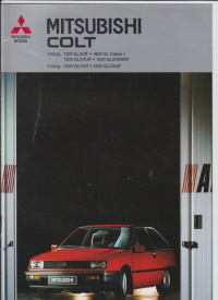 Geniales Auto: Mitsubishi Colt Prospekt 1987 1478*