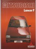 Mitsubishi Lancer F Prospekt Broschüre 1983 1499*