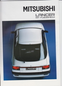 Mitsubishi Lancer  Fliessheck Prospekt 1990 -1509*