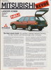 Werbeprospekt Mitsubishi PKW Programm 1985 - 1516*