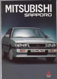 Werbeprospekt Mitsubishi Sapporo 11 - 1987 -1517*