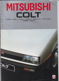 Mitsubishi Colt Prospekt brochure 1984 -1564*