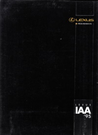 Lexus Pressemappe 1995  LS 400 GS 300  -1597