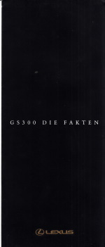 Lexus GS 300 Preisliste Technik 9 - 1993 1588
