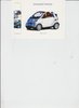 Smart Cabrio Postkarte postcard