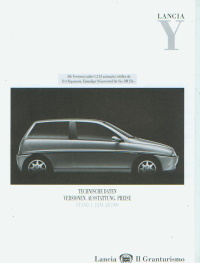 Lancia Y - technische Daten 1999