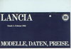 Lancia Preisliste 1984