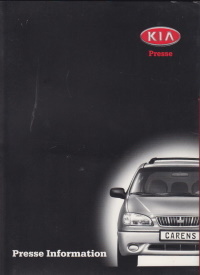 Kia Carens Pressemappe aus 2000 - 1637*