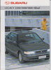 Subaru Legacy Autoprospekt 1992 - 1694*
