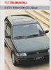 Subaru Justy Autoprospekt 1991 -1670*
