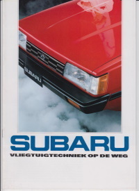 Subaru Sedan Stationwagon Autoprospekt NL 1682*