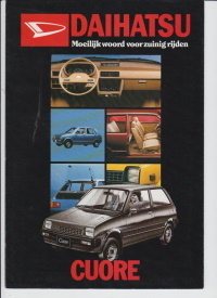 Daihatsu Cuore Charade Charmant Taft 4x4 Prospekt