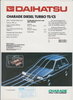 Daihatsu Charade Diesel Turbo TS / CS - Prospekt