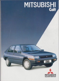 Mitsubishi Colt Werbeprospekt April 1984 1972*