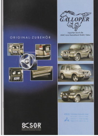 Mitsubishi Galloper Prospekt Zubehör 1998 1994*