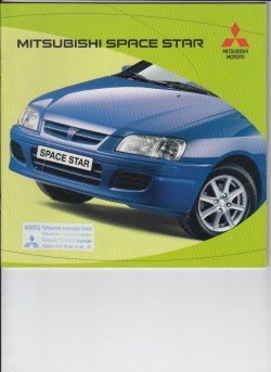 Mitsubishi Space Star Autoprospekt 1999
