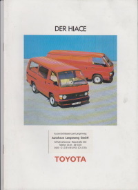 Toyota Hiace Autoprospekt 1983 2089)