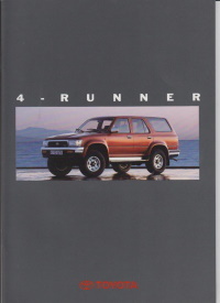 Toyota 4 Runner Prospekt + Technik 1992 - 2101