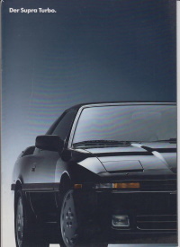 Toyota Supra Turbo Autoprospekt 1988 -2157
