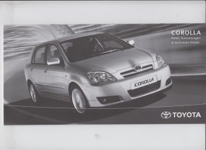 Toyota Corolla Preisliste Juli 2004 2227