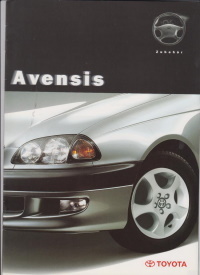 Toyota Avensis Prospekt Zubehör 1997 + Preisliste