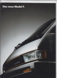 Toyota Model F Autoprospekt 1985