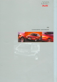 Audi A4 - Auto-Prospekt aus 1995
