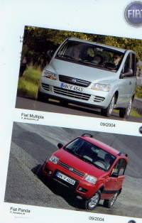 Fiat Multipla - Panda Presseinformation 2004 -2558