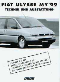 Fiat Ulysse Technische Daten 1999 -2625