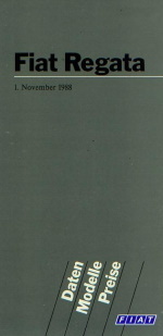 Fiat Regata Preisliste November  1988 -2662