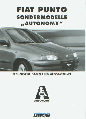 Fiat Punto Autonomy Technikprospekt 1997 2707