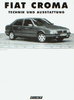 Fiat Croma Prospekt Daten  9 - 1991  -2749