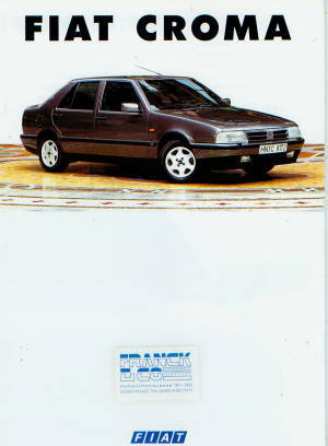 Fiat Croma Prospekt 9 -  1991 - 2748*