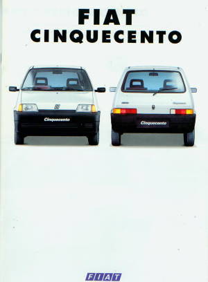 Fiat Cinquecento Prospekt 2 -1993 - 2772
