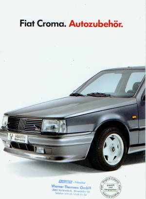 Fiat Croma Zubehörkatalog Prospekt