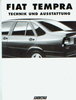 Fiat Tempra Prospekt brochure Technik  1993 - 2864
