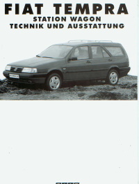 Fiat Tempra s.w. Prospekt Technik 4 - 1992 - 2863