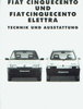 Fiat Cinquecento Elettra Prospekt Technik 1993 / Techn. Daten  2878