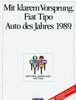 Fiat Tipo Bericht  aus Stern 1989 - 2897