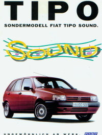 Fiat Tipo Sound Prospekt  5-1991 - 2899*