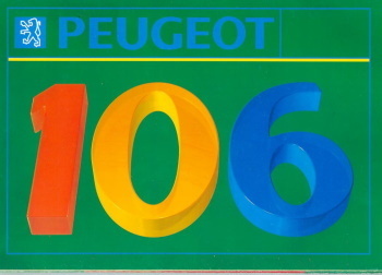 Autoprospekt Peugeot 106 aus 1992