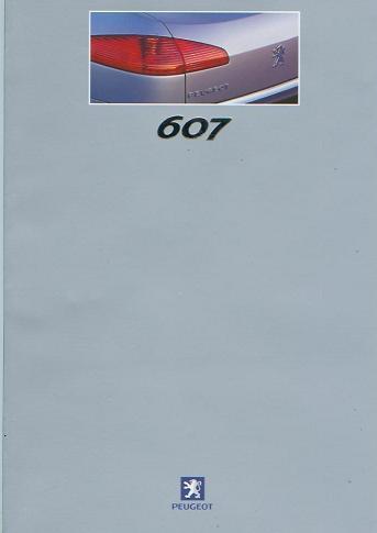 Peugeot 607 Prospekt Februar 2001 - 3019