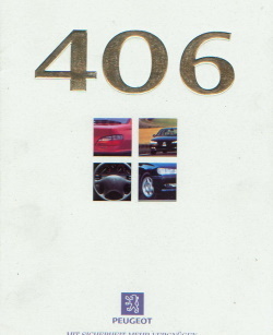Werbeprospekt Peugeot 406 Dezember 1996